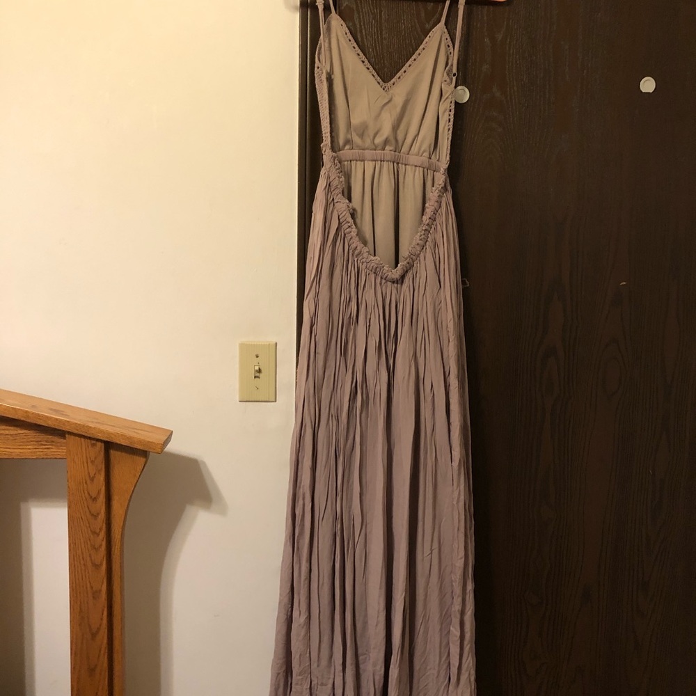 Backless maxi dress